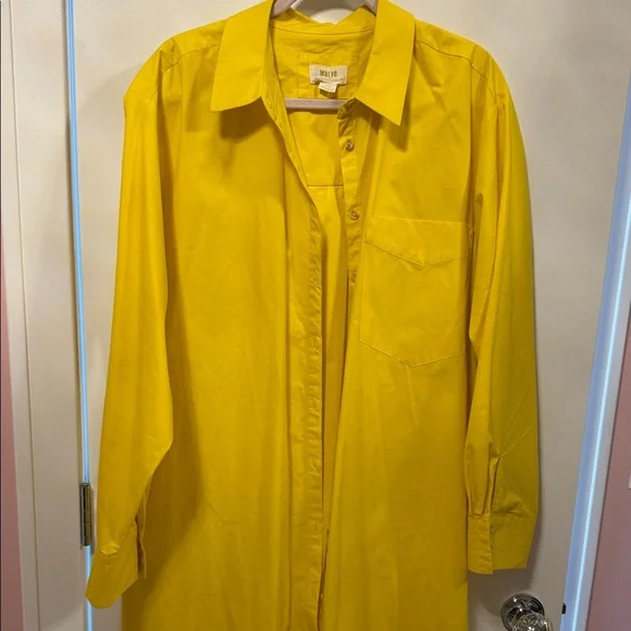 Maeve Sunny Yellow Shirt Dress - Picture 5 of 6